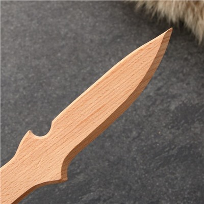 Сувенирное деревянное оружие "Нож", 29 х 6 см, массив бука