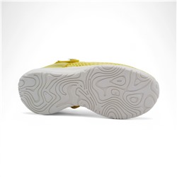 Сабо текстильные F6-10 желтые