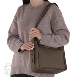 Сумка женская кожаная 2060VG gray Vitelli Grassi