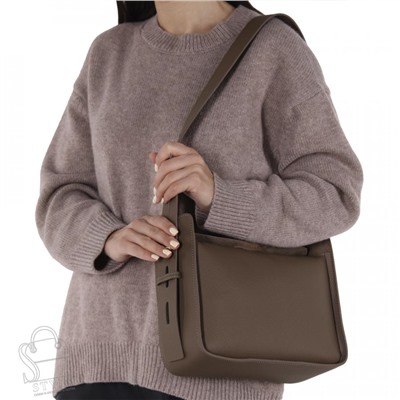 Сумка женская кожаная 2060VG gray Vitelli Grassi
