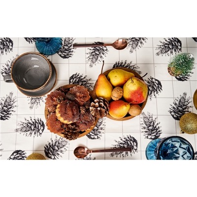 Скатерть «Этель» Christmas, 150×180 см, 100% хлопок, саржа 190 г/м²