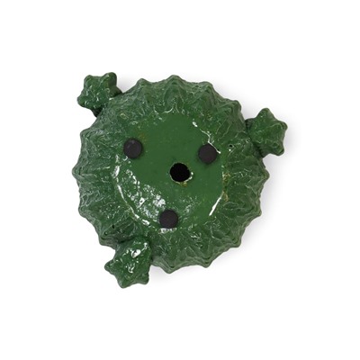 Декоративное кашпо для цветов «Кактус», 400 мл, керамическое, зелёное, Greengo