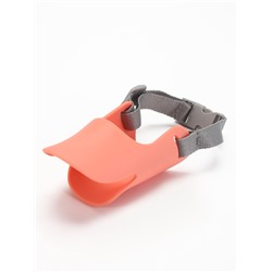 Намордник силиконовый фиксирующий, размер M (ОМ 15 см, ОШ 18-30 см), розовый