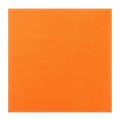 Салфетки махровые декоративные «Этель. Сердечко», 4 шт., 30×30 см, хлопок 100%, оранжевые