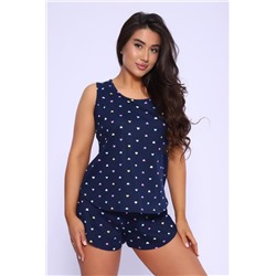 Пижама 85024 (Темно-синий)