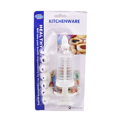 Кондитерский шприц с насадками 8 предметов / 8 /уп 144/ микс