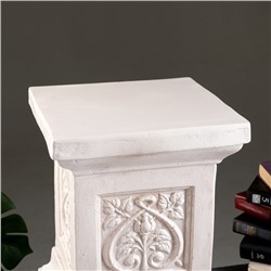 Колонна декоративная «Ромашка», гипс, состаренный, 40 см