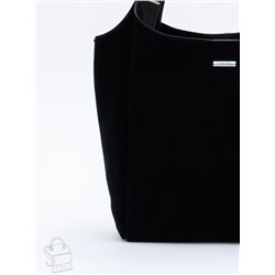 Сумка женская кожаная 9677MSS black Velina Fabbiano-Safenta  в Новосибирске