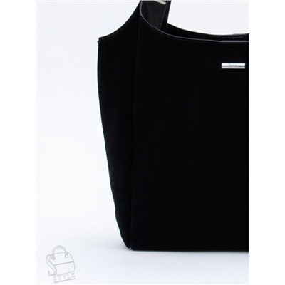 Сумка женская кожаная 9677MSS black Velina Fabbiano-Safenta  в Новосибирске