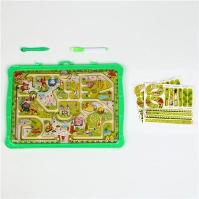 Игровой набор лабиринт «Летний парк», маркерная доска, 2×36×27.5 см