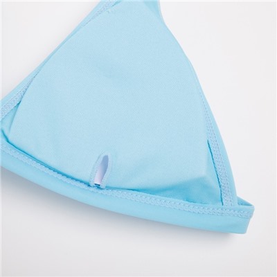 Топ купальный женский с треугольными чашечками MINAKU, цвет голубой размер 42