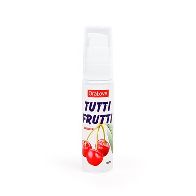 Гель-смазка Tutti-Frutti с вишнёвым вкусом - 30 гр.