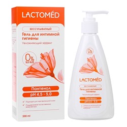 Гель для интимной гигиены, Lactomed Panthenol, увлажняющий эффект, 200 мл