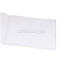 Скетчбук А5, 80л, "Кошачий портрет" 7БЦ, переплет сверху, мат. ламин. лак, резинка