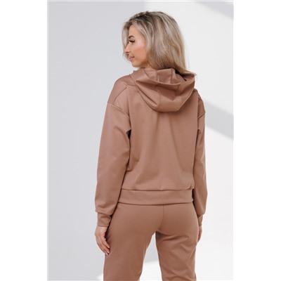 Костюм спортивный без начеса на молнии 43065