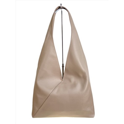 Женская сумка из искусственной кожи, цвет бежевый