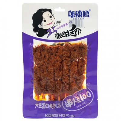 Шашлык из соевого мяса со специями ассорти 100 Wulama, Китай, 85 г Акция