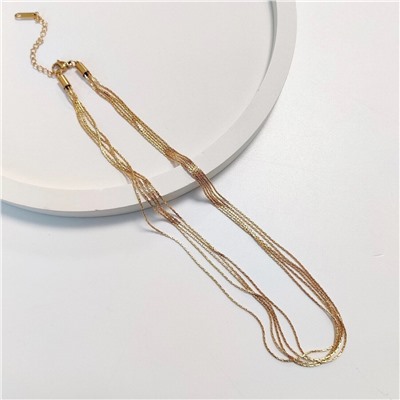 Колье из цепочек