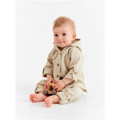 Брюки детские MINAKU, рост 80-86 см, бежевые