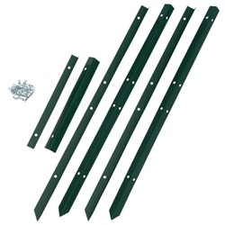 Компостер оцинкованный, 1060 л, 100×100×106 см, зелёный, Greengo