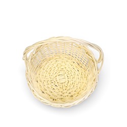 Корзина плетёная для хранения Acacia, с ручкой, бежевая, набор 3 шт.