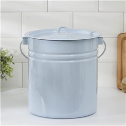 УЦЕНКА Ведро, 12 л, цельнотянутое, без крышки, светлое