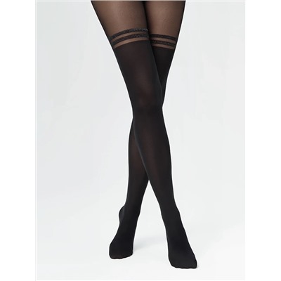 Minimi Колготки NUANCE LUREX  70 #1 (имитация чулок с люрексом)