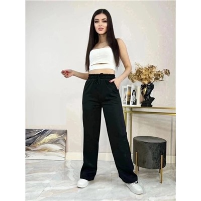 Брюки палаццо V двухнитка