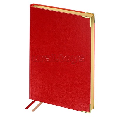 Ежедневник недатированный Escalada, #Думай как миллиардер, А5, 160 л., Сариф красный