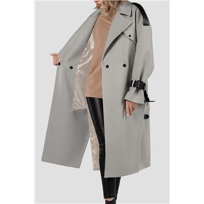 01-11944 Пальто женское демисезонное (пояс)