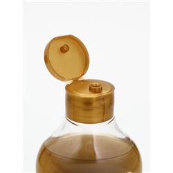 Подарочный набор новогодний в деревянной корзине: гель для душа, пена для ванны и полотенце, аромат тыквенный пирог и ванильный пряник, URAL LAB