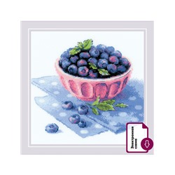 Набор для вышивания Риолис 2168 Голубика садовая, 20*20 см
