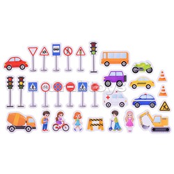 Магнитная игра "Правила дорожного движения"