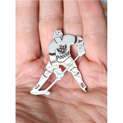 Брошь «Хоккеист»