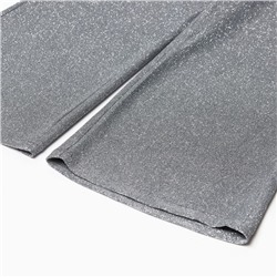 Брюки нарядные для девочки KAFTAN размер 30 (98-104 см), серебряный