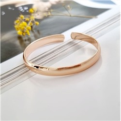 Браслет жесткий, круглый, с позолотой, коллекция "Дубайское золото", ювелирная бижутерия, арт.214.271