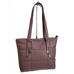 Женская сумка из искусственной кожи, цвет  нежно розовый