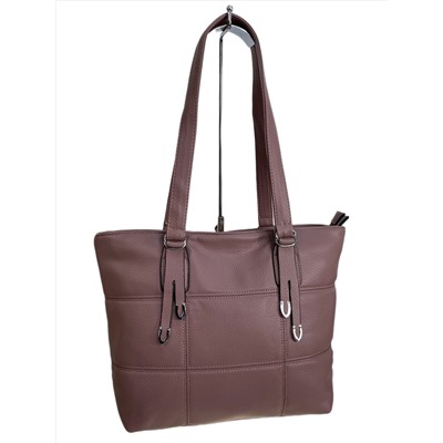 Женская сумка из искусственной кожи, цвет  нежно розовый