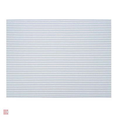 Коврик противоскользящий в ванну, 45x35см