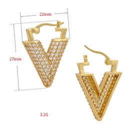 Акц -12% Серьги с замком кольцо арт. 11 8212 (id 254866)