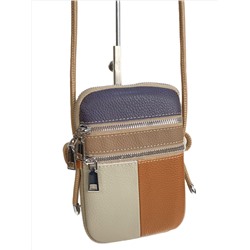 Женская сумка из натуральной кожи, цвет  мультицвет