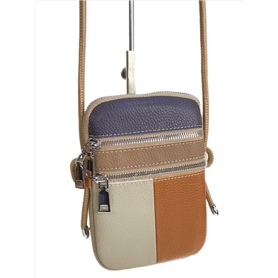 Женская сумка из натуральной кожи, цвет  мультицвет