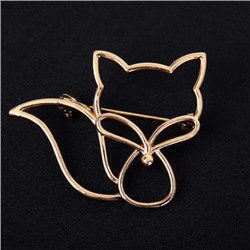 Брошь Лиса / 2965 /уп 12/