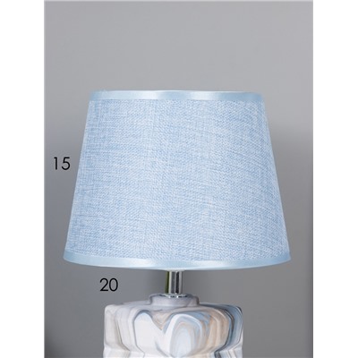 Лампа настольная RISALUX «Атриум» E14, 1×40 Вт, синяя