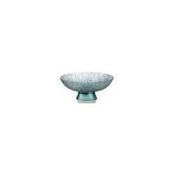 Фруктовница на ножке, d-26см, стекло цвет зелен, EX6001-10B/L1