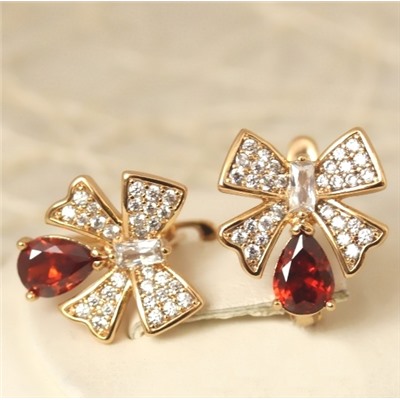 Серьги позолота H01-6087