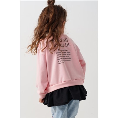 Толстовка трикотажная для девочек PLAYTODAY, 1240143