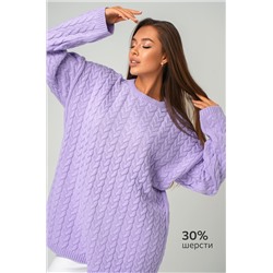 Женский джемпер оверсайз крупной вязки Happyfox
