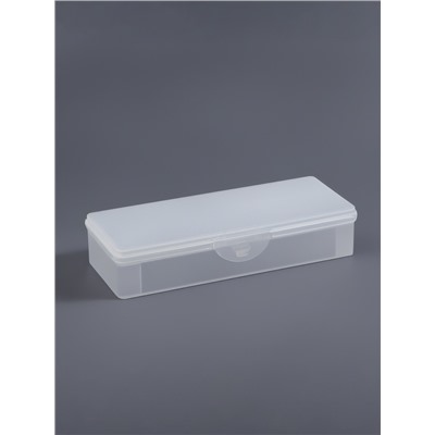Органайзер для хранения, с вложением, 19×7.5 см, прозрачный