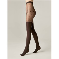 Колготки женские CONTE KARMEN Колготки с имитацией гольфинов и рисунком «сердечки»